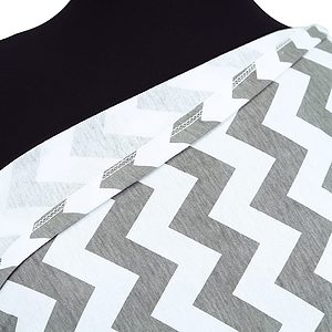 Itzy Ritzy Breastfeeding Cover and Infinity Nursing Scarf – Nursing Cover Can Be Worn as a Scarf and Provides Full Coverage While Nursing Baby, Gray Chevron
