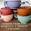 Choose from five beautiful & modern colours.