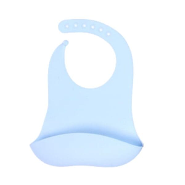 A bib made of different colored plastics.