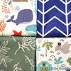 baby blankets, Spill & Splash Feeding & Play Mat 130x130cm Anti-Slip Baby Play Mat, mermaid
