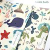 The little buddy - octopus, Spill & Splash Feeding & Play Mat 130x130cm Anti-Slip Baby Play Mat - Jolly Dino.