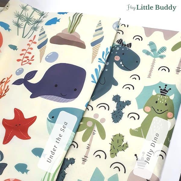 The little buddy - octopus, Spill & Splash Feeding & Play Mat 130x130cm Anti-Slip Baby Play Mat - Jolly Dino.