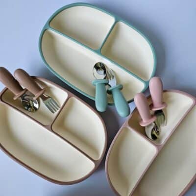 Hey Little Buddy dual colour baby suction plate