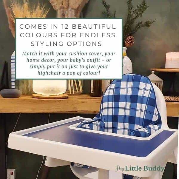 The little buggy comes in 12 beautiful colours for endless seating.