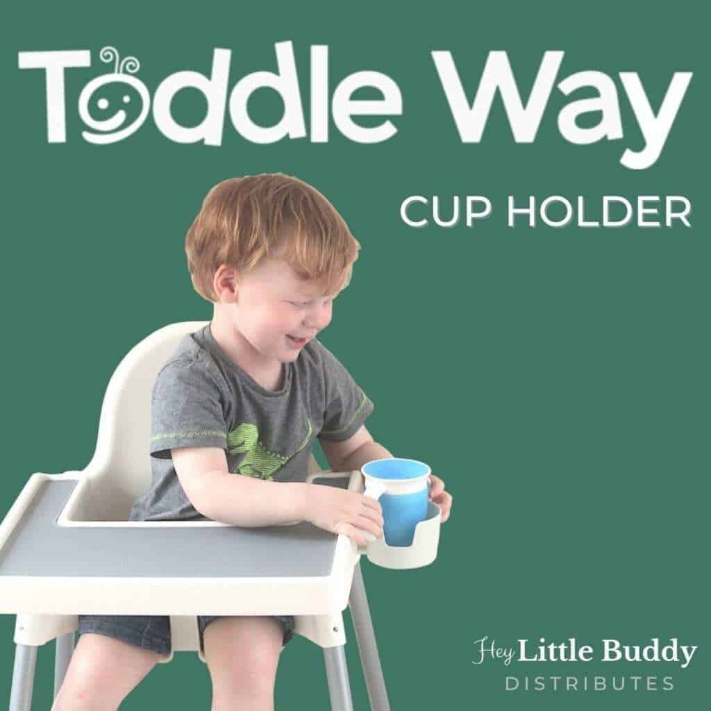 Toddle Way cup holder for the IKEA Antilop highchair tray