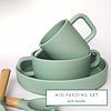 Kid feeding set - green.