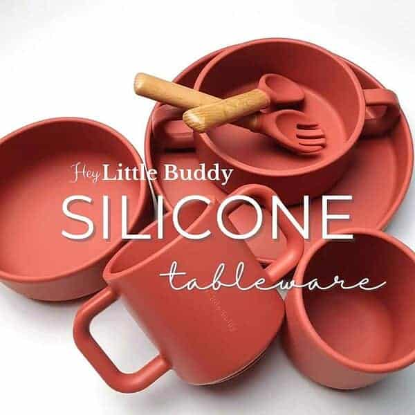 The little buddy silicone tableware.